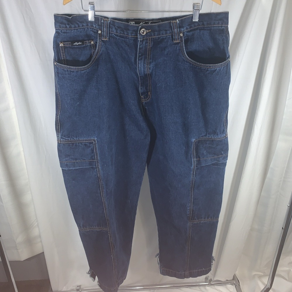 vintage karl kani baggy Wide Leg Y2k 90's Southpole Style Cargo 40x30‎ Wild !